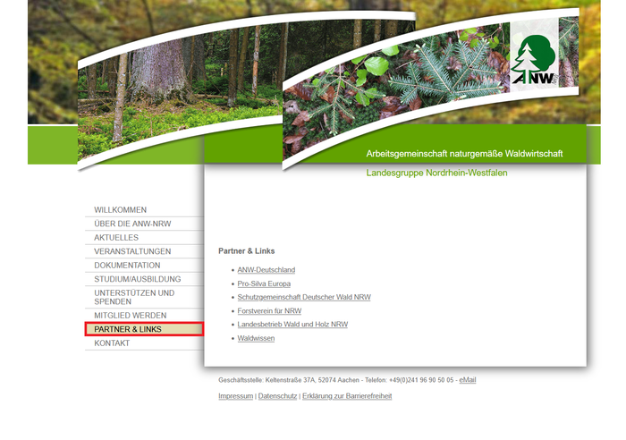 Menü - Partner & Links Menü - Partner & Links